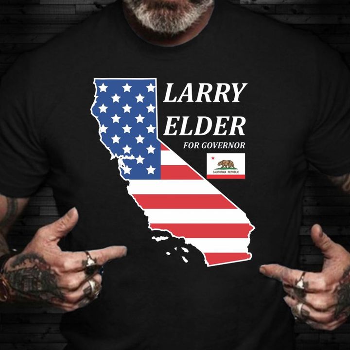 Larry Elder For Governor T-Shirt Vote Larry Elder For California Governor Shirt