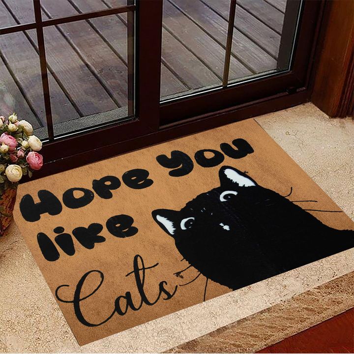 Hope You Like Cats Doormat Cute Welcome Mats Best Gifts For Cat Lovers