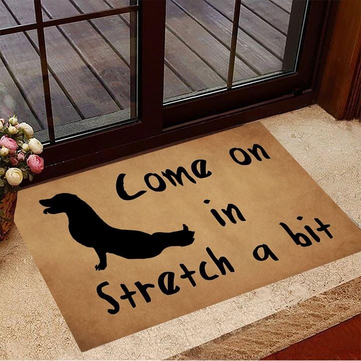 Retriever Come On In Stretch A Bit Yoga Doormat Best Indoor Door Mats Presents For Dog Owners