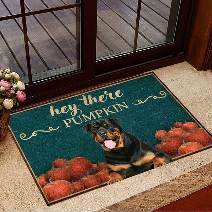 Retriever Hey There Pumpkin Doormat Fall Door Mats Presents For Dog Lovers