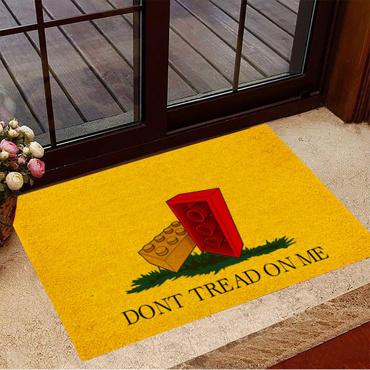 Jigsaw Blocks Don't Tread On Me Doormat Welcome Door Mat Housewarming Gift Ideas