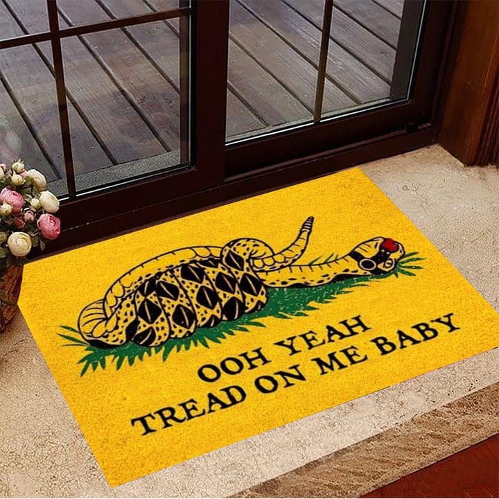 Ooh Yeah Tread On Me Baby Snake Doormat Funny Welcome Mats New Home Gifts