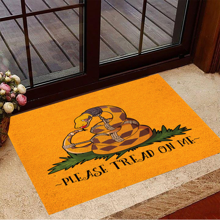 Snake Please Tread On Me Doormat Funny Doormat House Decor Gifts For Friend