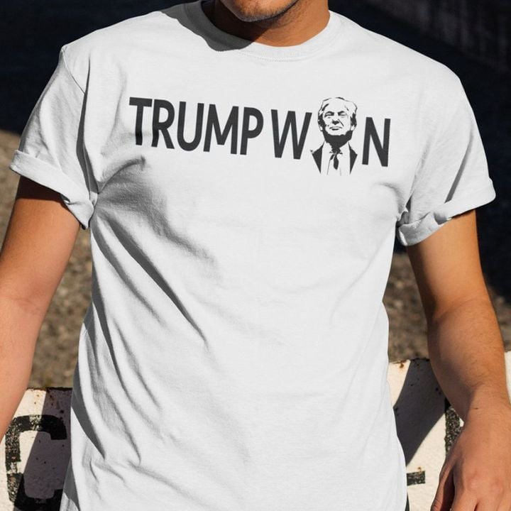 Trump Won T-Shirt Republicans For Trump 2024 Shirt Political Election Campaign