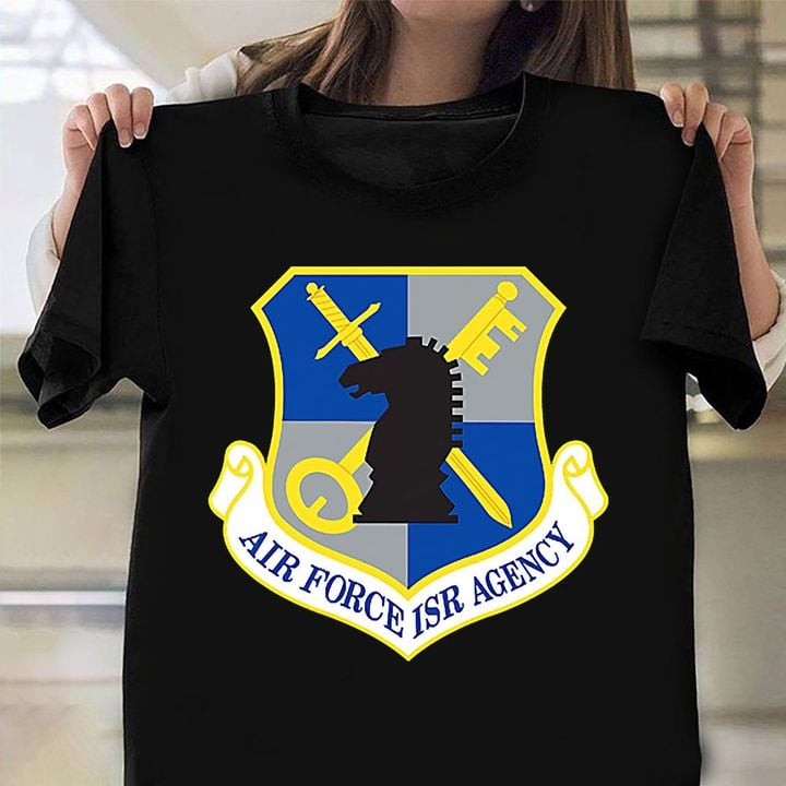 Air Force ISR Agency Shirt Veteran Military T-Shirt Military Retirement Gifts Air Force