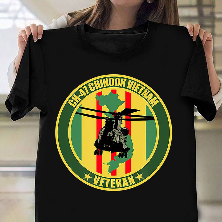 Ch-47 Chinook Vietnam Veteran Shirt Happy Veterans Day Military T-Shirts Gift Ideas 2023