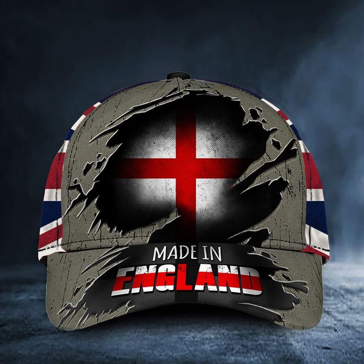 Made In England Flag Hat Vintage British Flag Cap Patriotic Gifts For Him