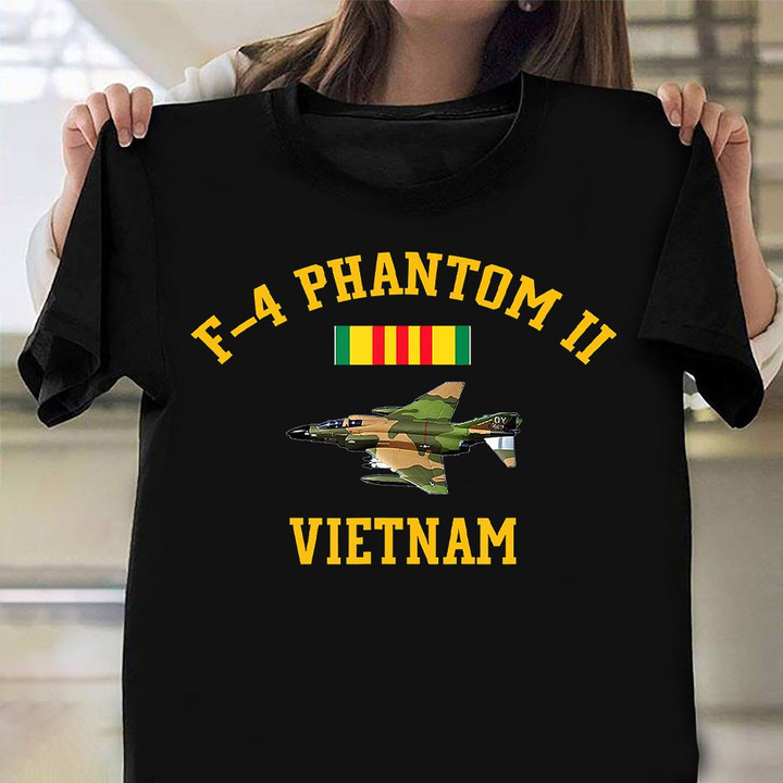 F-4 Phantom II Vietnam Veteran Shirt Honoring Veteran T-Shirt Air Force Retirement Gifts