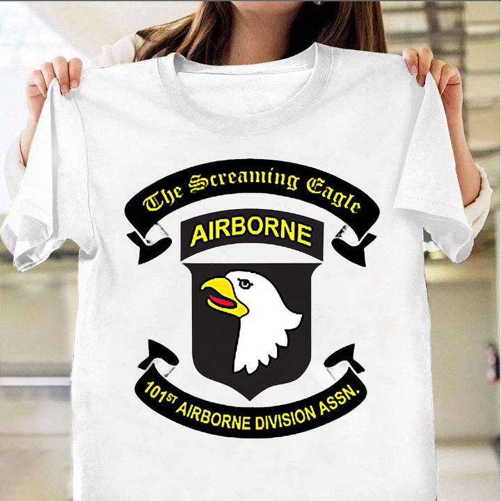 101St Airborne Division T-Shirt Air Assault  US Army Screaming Eagle Veteran Shirt Gift