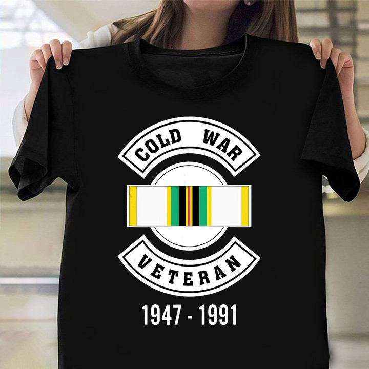 Cold War 1947 - 1991 Veteran T-Shirt Army Combat War Veteran Shirt Gift For Vet 2021