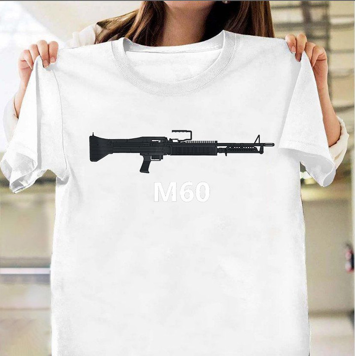 M60 Machine Gun Firearms Vietnam Veteran Shirt Proud Vietnam Veteran Gift For Bro