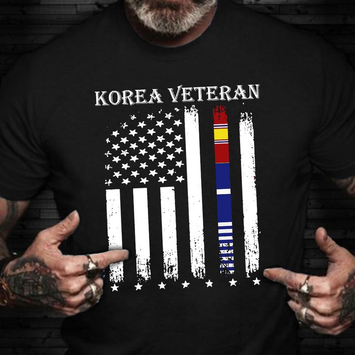 Korean War Veteran Shirt Apparel Patriotic Korean War Vet T-Shirt Gift For Veterans Day