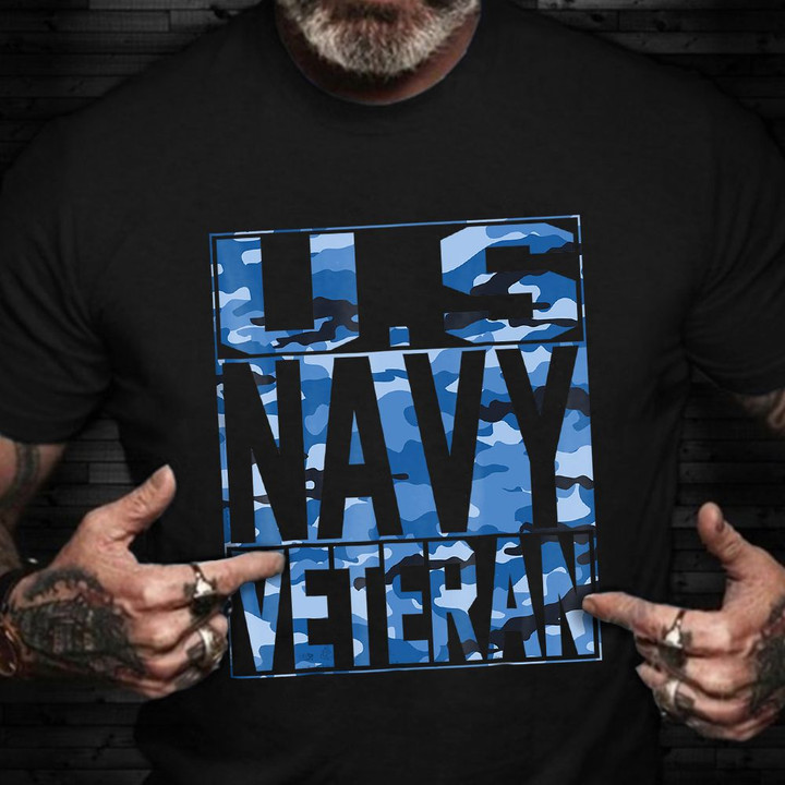 US Navy Veteran Shirt Honoring Navy Veteran T-Shirt Gift Ideas For Veterans