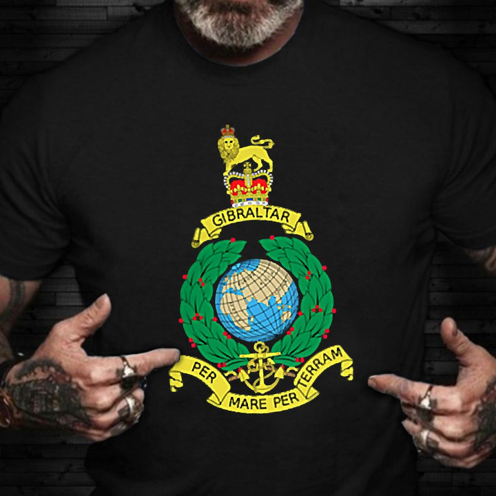 Royal Marines Corps UK Military Veteran Morale Shirt Good Veterans Day Gifts