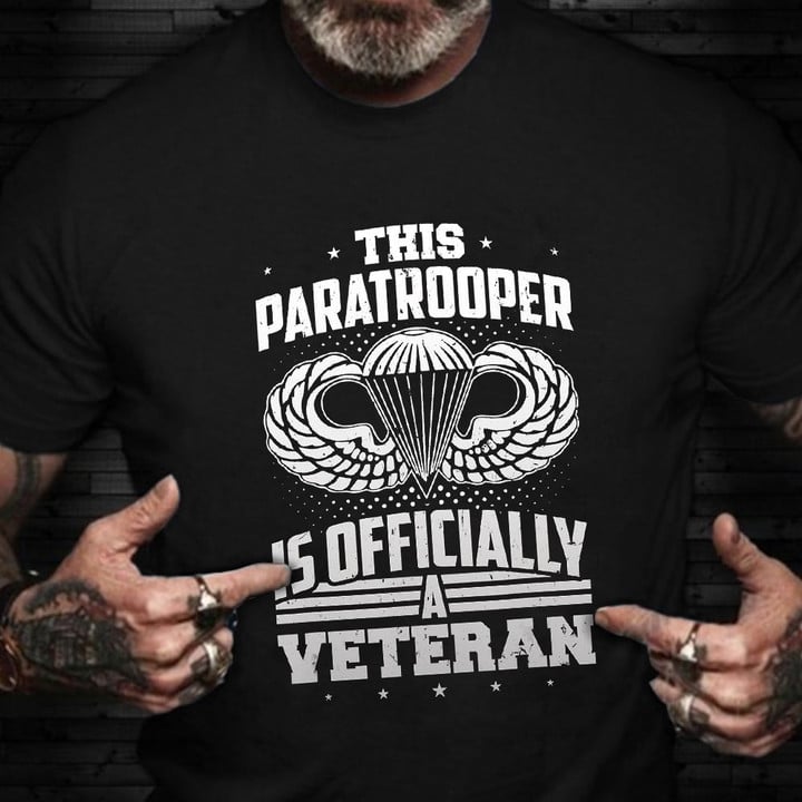 This US Army Airborne Division Paratrooper Is A Veteran Shirt 82nd Division Veterans Day Gift