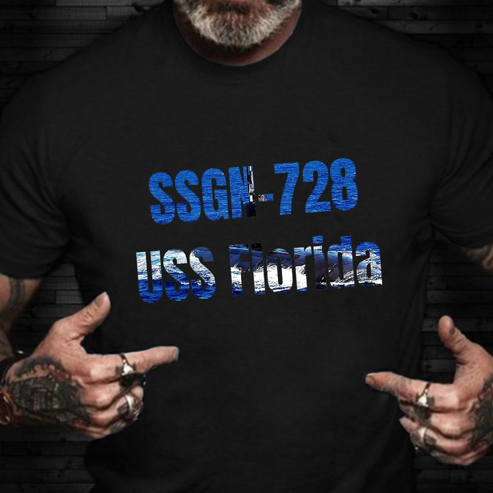 SSGN-728 USS Florida Shirt Navy Veteran T-Shirt Gifts For Navy Veterans