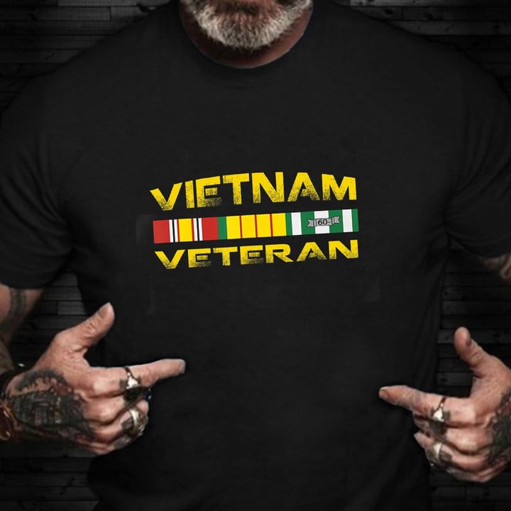 Vietnam Veteran T-Shirt Honor Vietnam War Veterans Day Gift Ideas For Grandfather