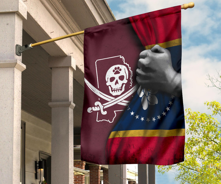 Mississippi State Pirate Flag Inside New Mississippi Flag Outdoor Decor
