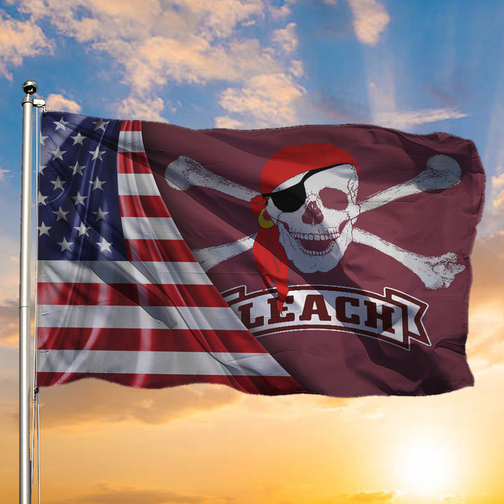 American Mississippi State Pirate Flag Mike Leach Pirate Flag Football Gifts