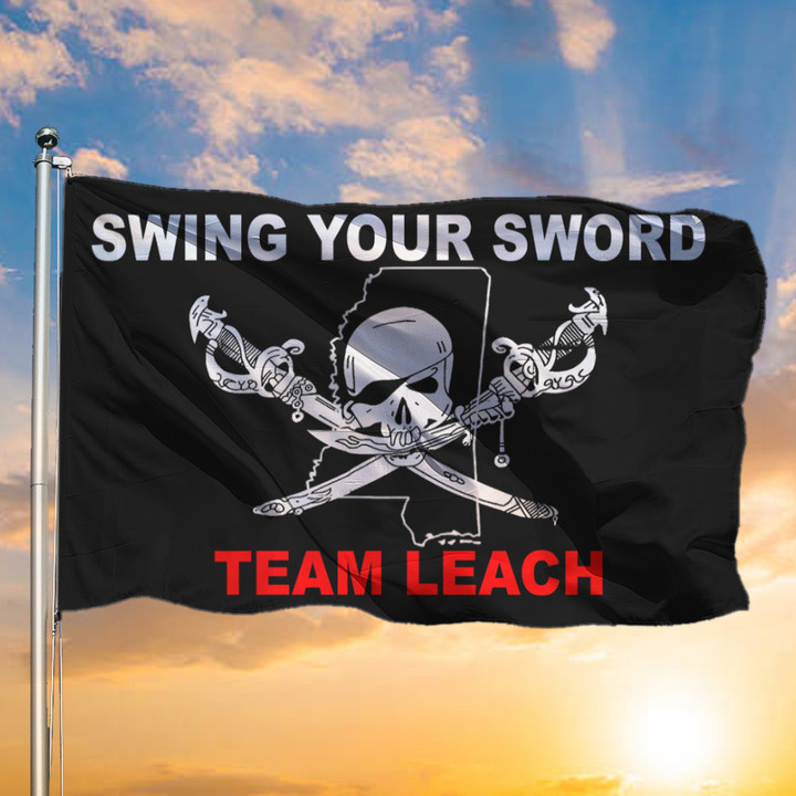 Mike Leach Pirate Swing Your Sword Flag Henry Every Flag Front Yard Garden Decor