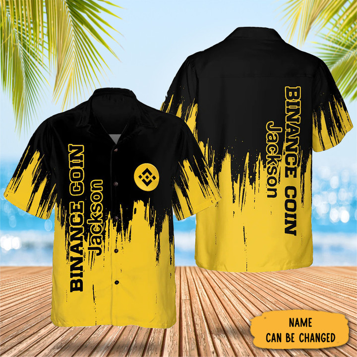 Personalized Binance Coin Hawaiian Shirt Cryptocurrency Hawaii Shirt Good Gifts For Boyfriend