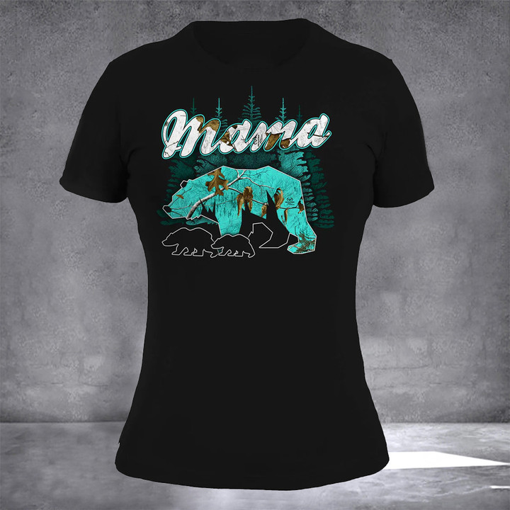 Mama Bear Shirt Happy Mother's Day Family Bear Shirt Clothing Gifts For Mom