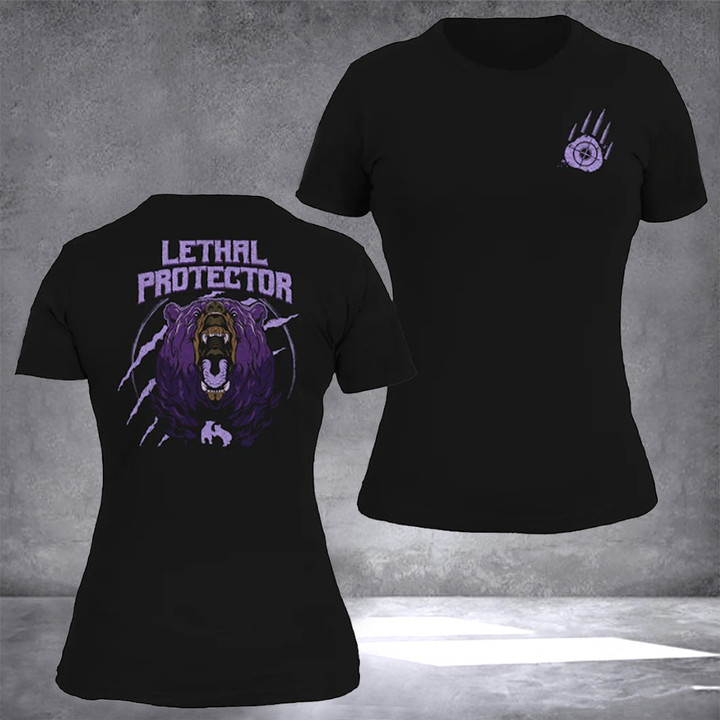 Bear Lethal Protector Shirt Lethal Protector Bear Clothing Gift Ideas