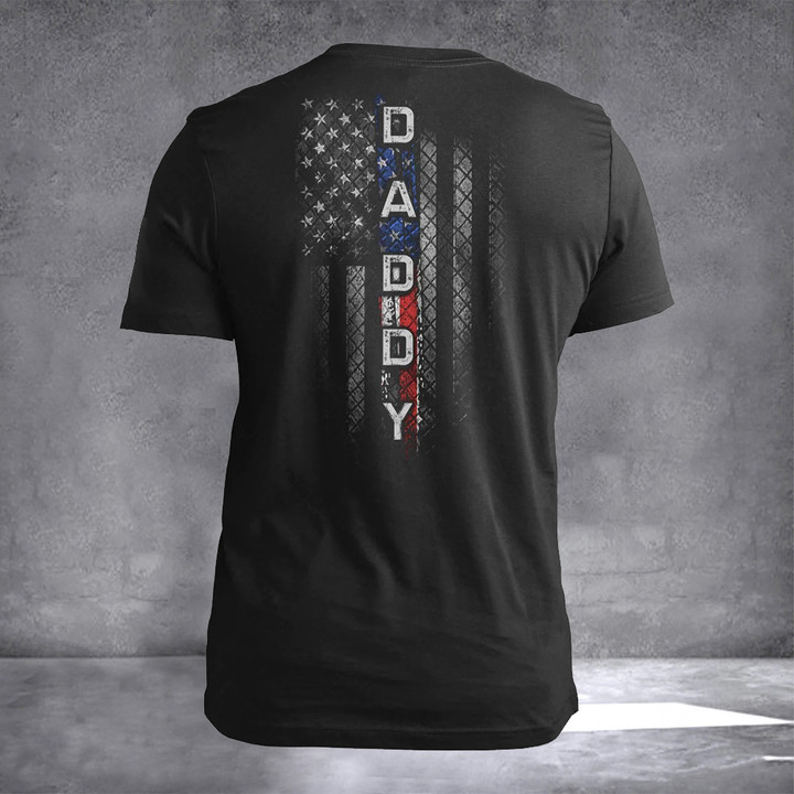 Daddy American Flag T-Shirt Best Fathers Day Shirts Gifts For Father In Law Gifts For Daddy