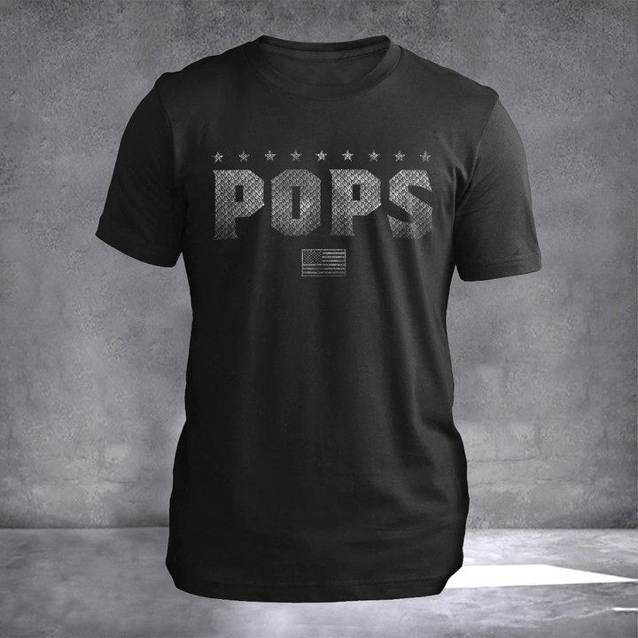 Pops American Flag T-Shirt Target Fathers Day Shirts Gifts For Dad From Daughter
