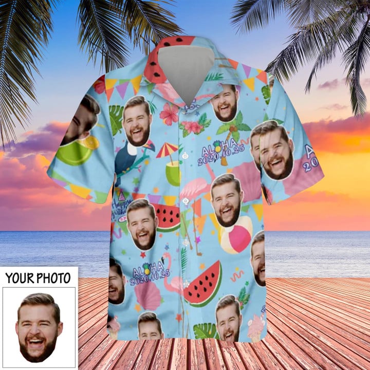 Custom Hawaiian Shirts With Photo Cute Summer Shirts Gifts For Husband