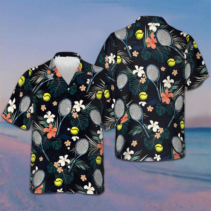 Tennis Hawaiian Shirt Best Summer Shirts For Guys Gifts For Tennis Lovers