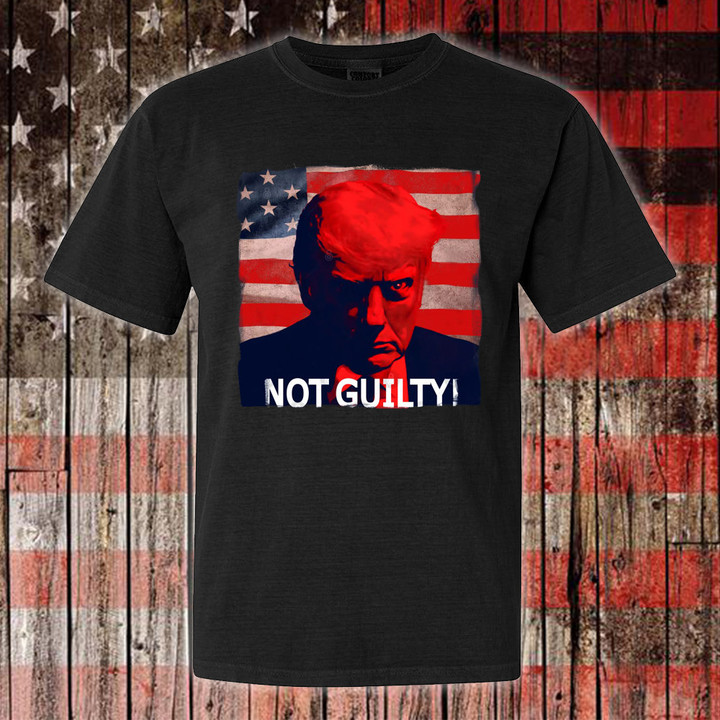 Donald Trump Mug Shot T-Shirt Not Guilty Shirt Donald Trump Campaign