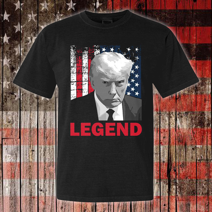 Trump Mugshot Shirt Legend Donald Trump Campaign T-Shirt MAGA Merch