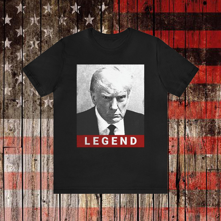 Trump Mugshot Tee Shirt Trump 2024 Legend Shirt Trump Campaign MAGA Merch