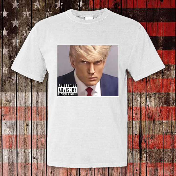 Trump Mugshot Shirt Explicit Content Anime Donald Trump Tee Shirts