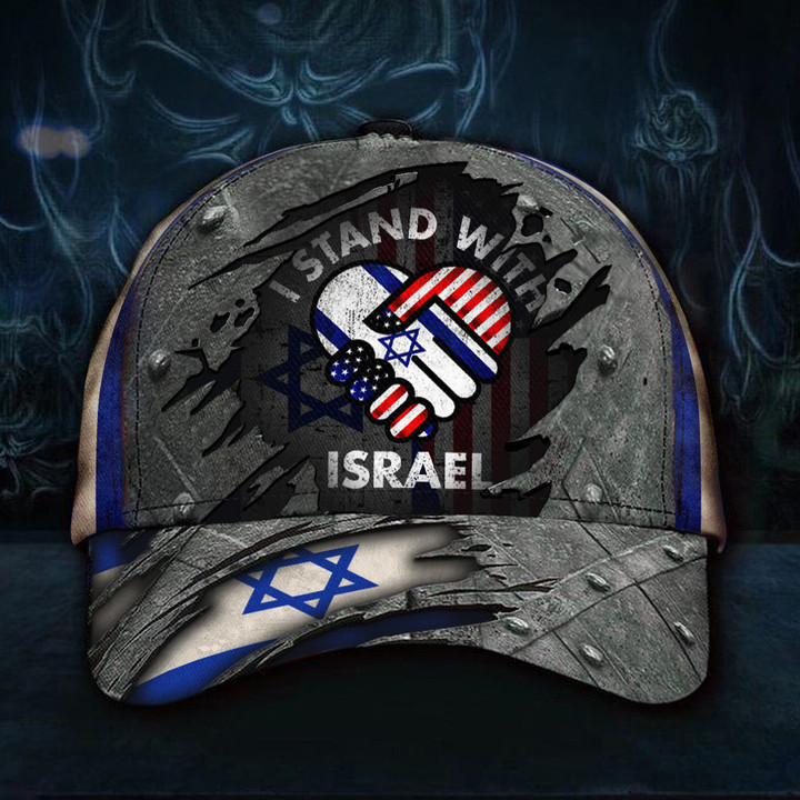 American I Stand With Israel Hat Pro Israel Hat Merchandise For Supporters