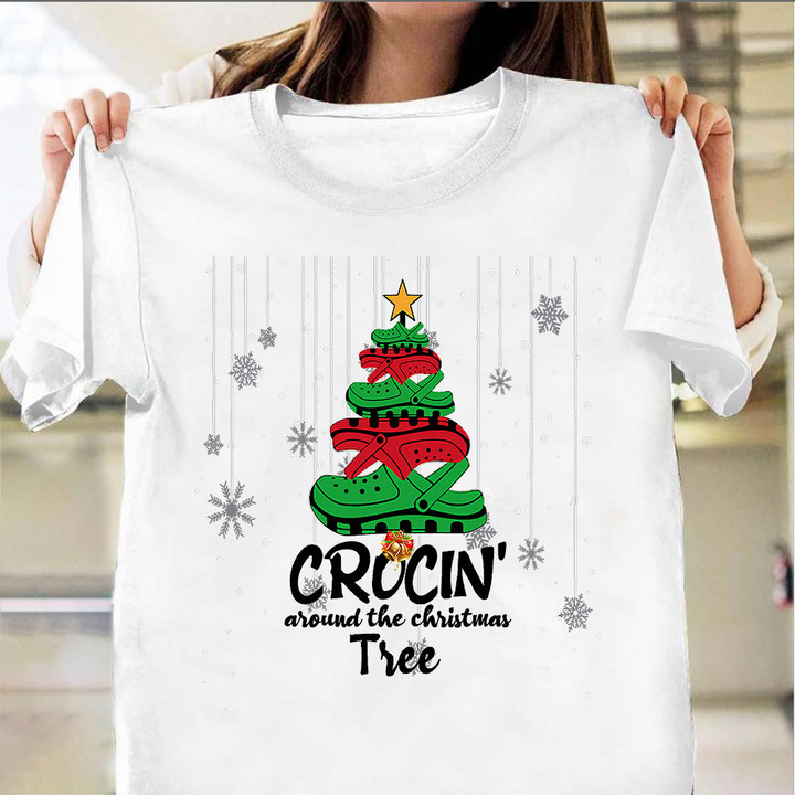 Crocin Around The Christmas Tree T-Shirt Funny Christmas Shirt Ideas Brother And Sister Gifts