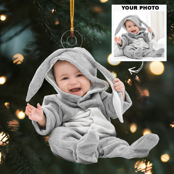 Personalized Photo Babys 1St Christmas Ornament Picture Christmas Tree Ornaments Gift Ideas
