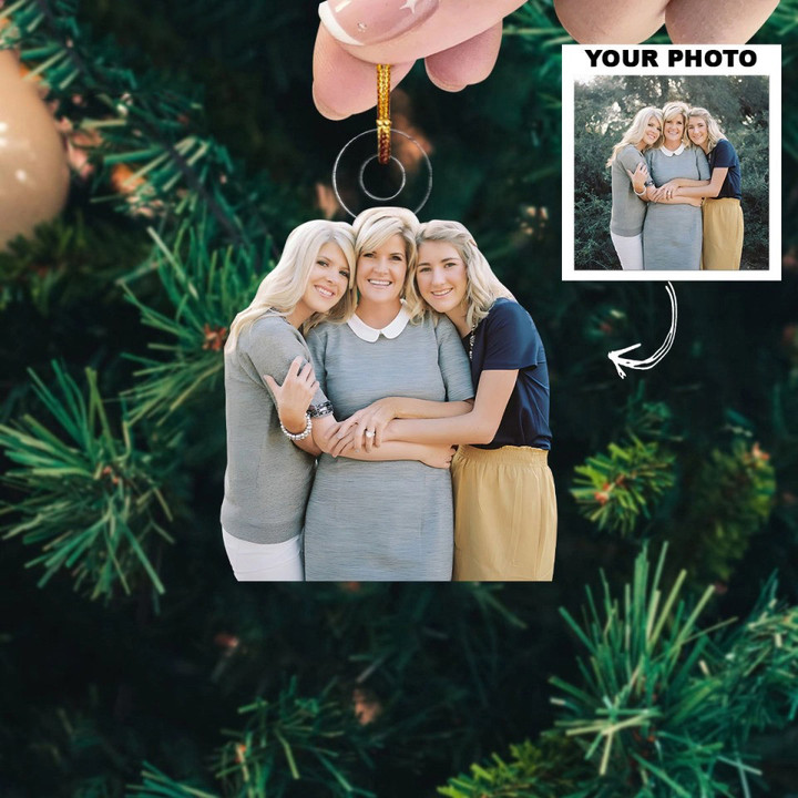 Personalized Ornaments With Photo Mom I Love You Ornaments Christmas Gifts For Mom