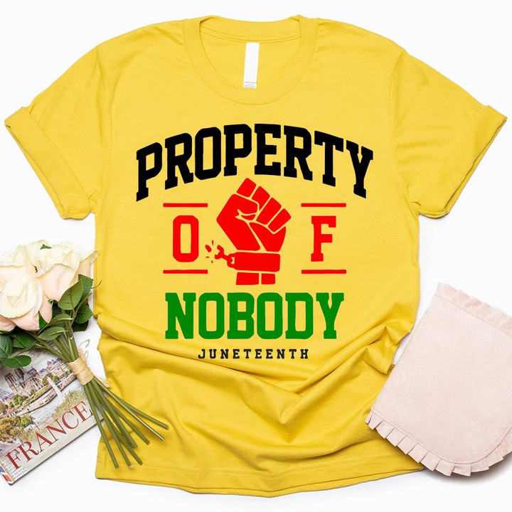 Property Of Nobody Juneteenth Shirt African American Juneteenth Tee Shirts Apparel
