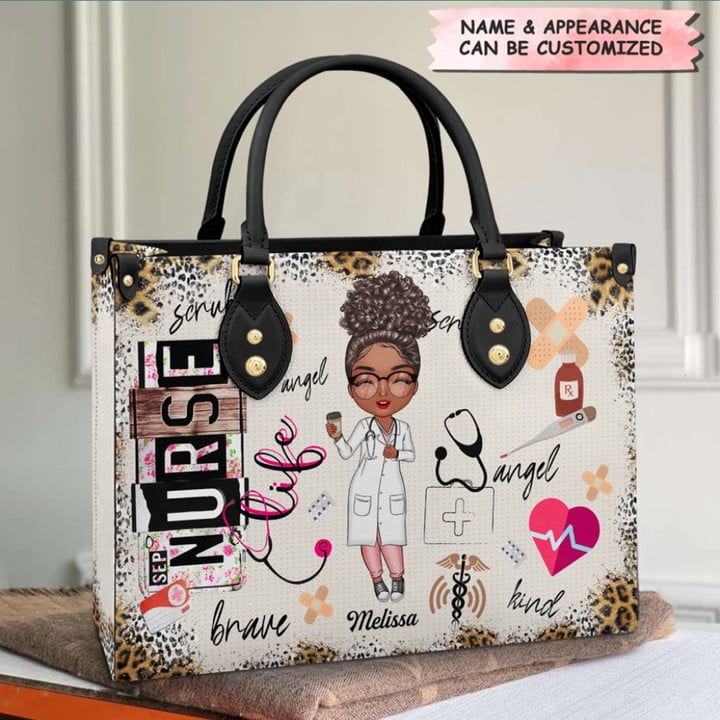 Personalized Nurse Life Leather Bag For Nurses To Take To Work Nurses Week Gift Ideas