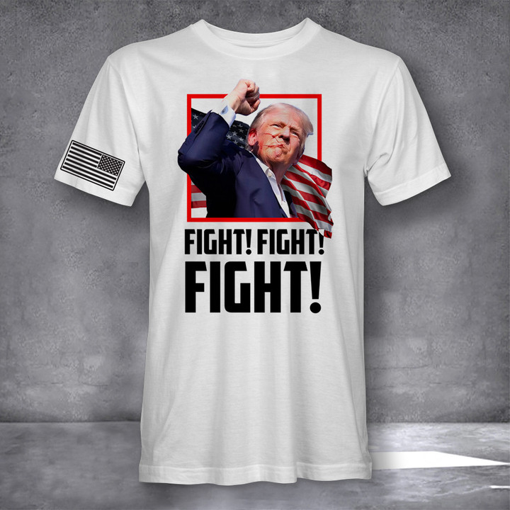Trumps Shooter Fight Shirt Trumps Rally Shooting T-Shirt Gifts For MAGA Supporters