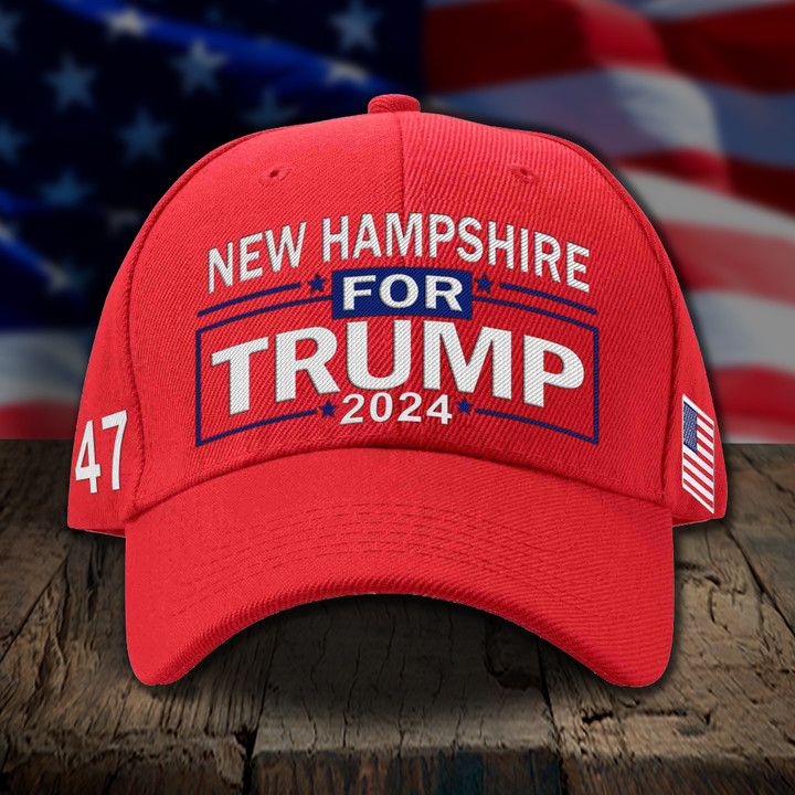 New Hampshire For Trump 2024 Hat 47 Trump MAGA Hat Gifts For Gun Lovers