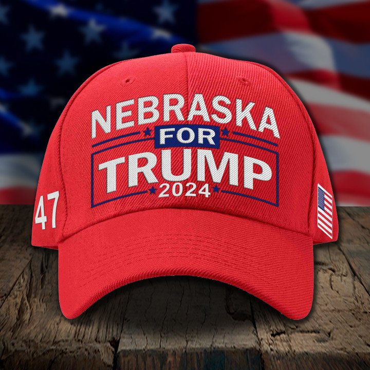 Nebraska For Trump 2024 Hat 47 MAGA Hat 2024 Election Gifts For Trump Supporters