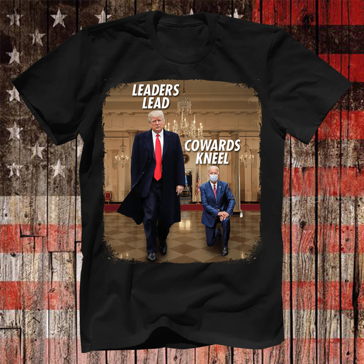Trump Shirt Anti Joe Biden Cowards Kneel Vote Donald Trump Maga Shirts For Sale