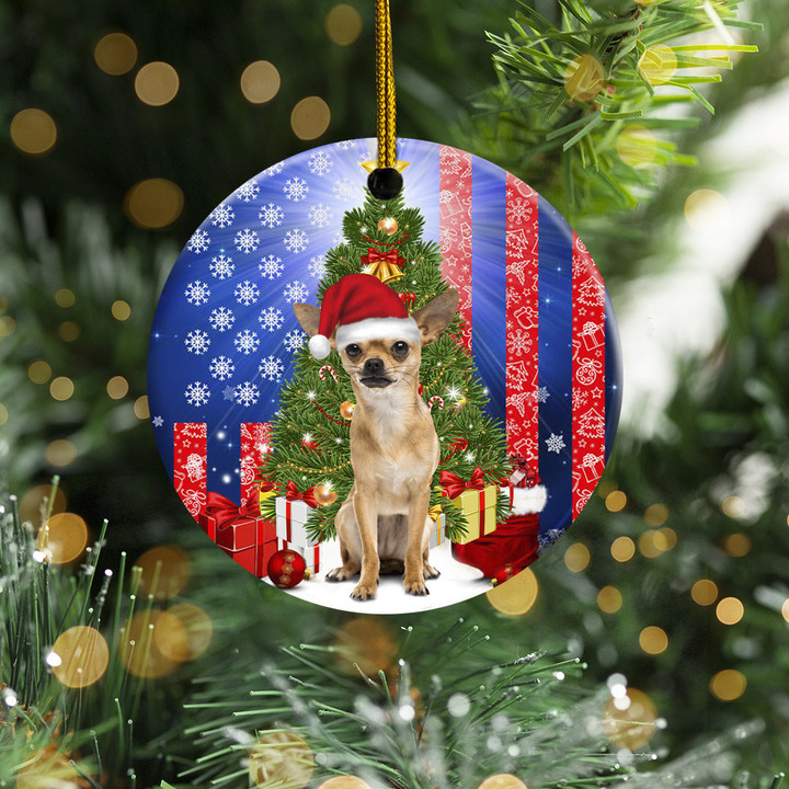 Chihuahua Christmas Tree Ornament Xmas Holiday Dog Owner Christmas Tree Decorating Ideas