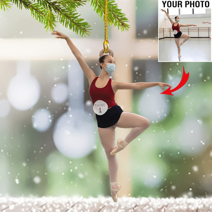 Personalized Photo Ballerina Ornament For Christmas Tree Ballerina Xmas Decoration Gifts