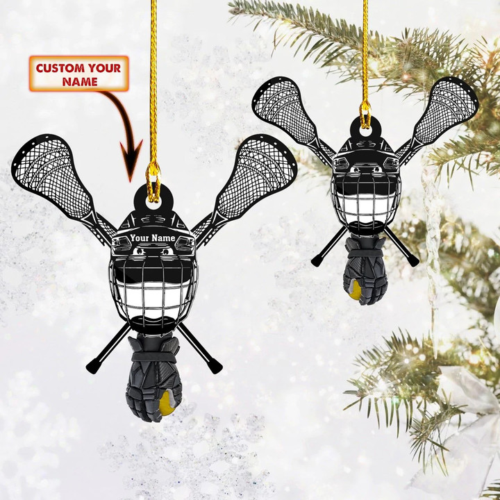 Personalized Lacrosse Ornament Lacrosse Christmas Ornament Decoration Gifts