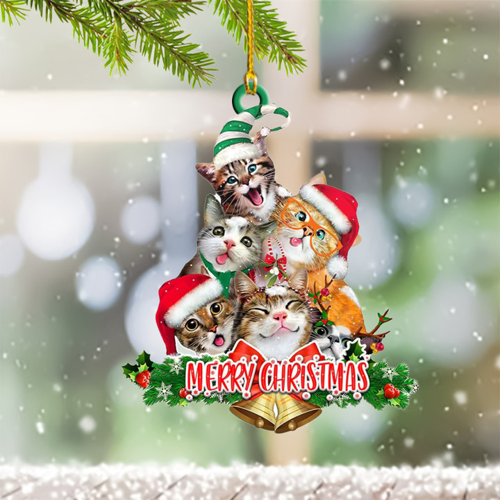Cat Christmas Ornament Cat Ornaments For Christmas Tree Gift For Animal Lovers