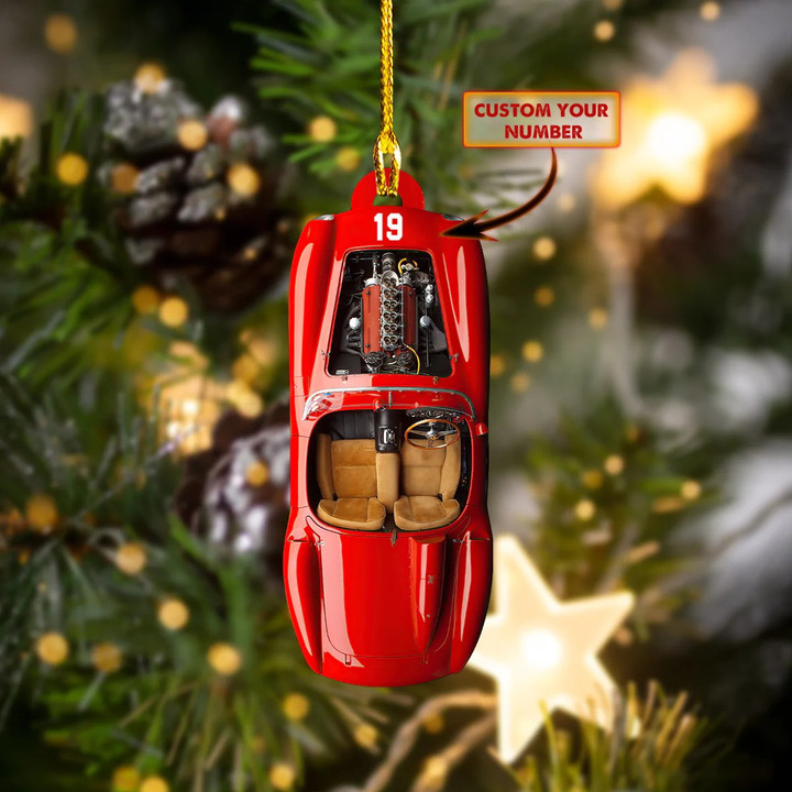 Personalized Drag Racing Ornament Drag Racing Christmas Tree Ornaments Gift